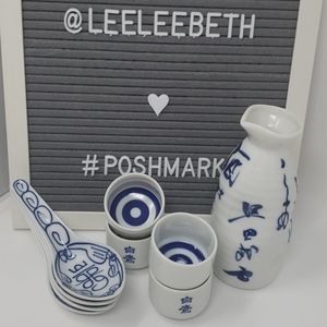 Sake Set w/ Spoons